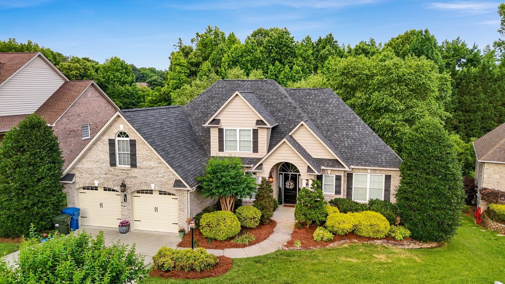 Completed roof replacement by All American Roofing & Restoration